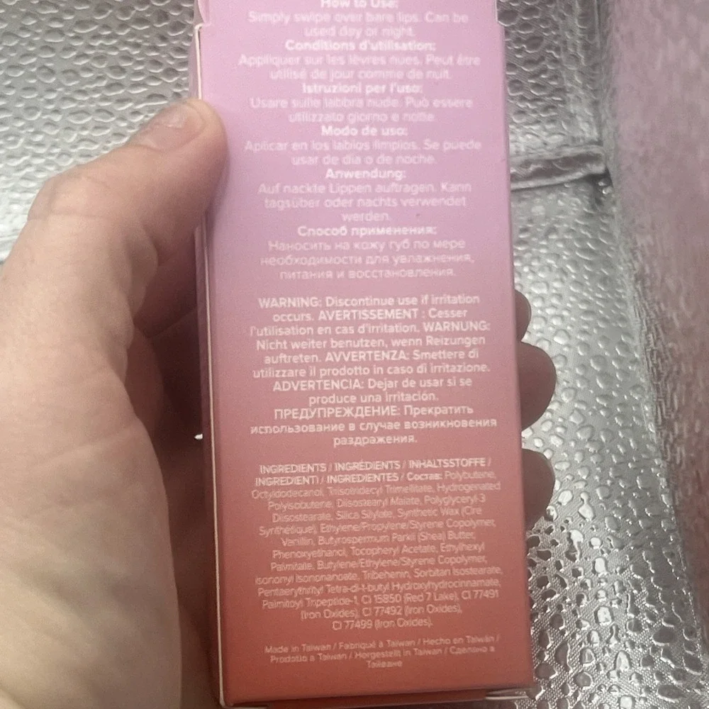 Peptide Lip Tint Nourishing Glaze, Raspberry Jam, 0.23oz, New 7ml Vegan PETA